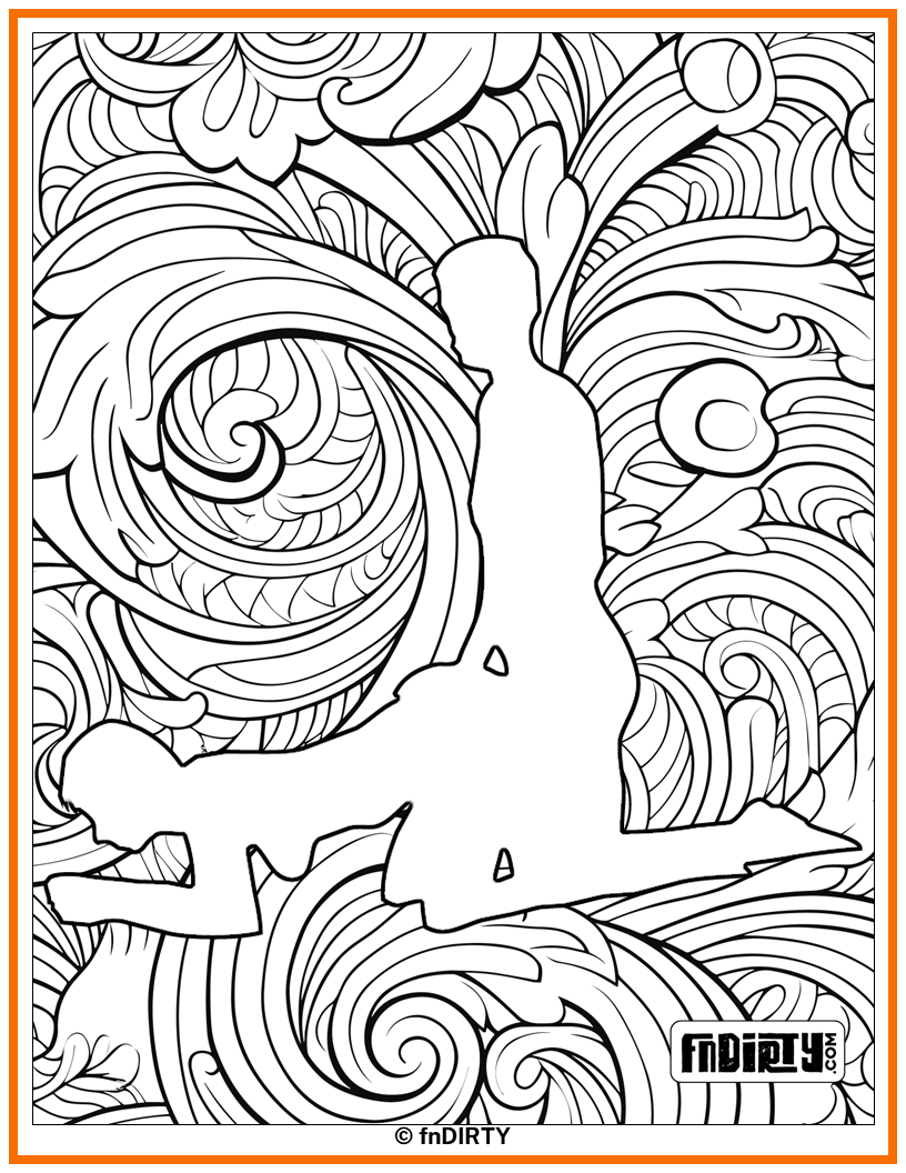 fnDIRTY Doggy Style Coloring Page